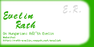 evelin rath business card